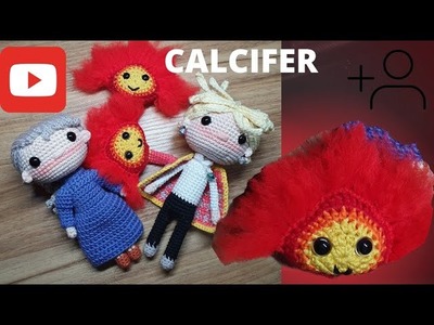 CALCIFER AMIGURUMI.LOS AMIGURUMIS DE ROOLEXITHO.CASTILLO DE BAGABUNDO