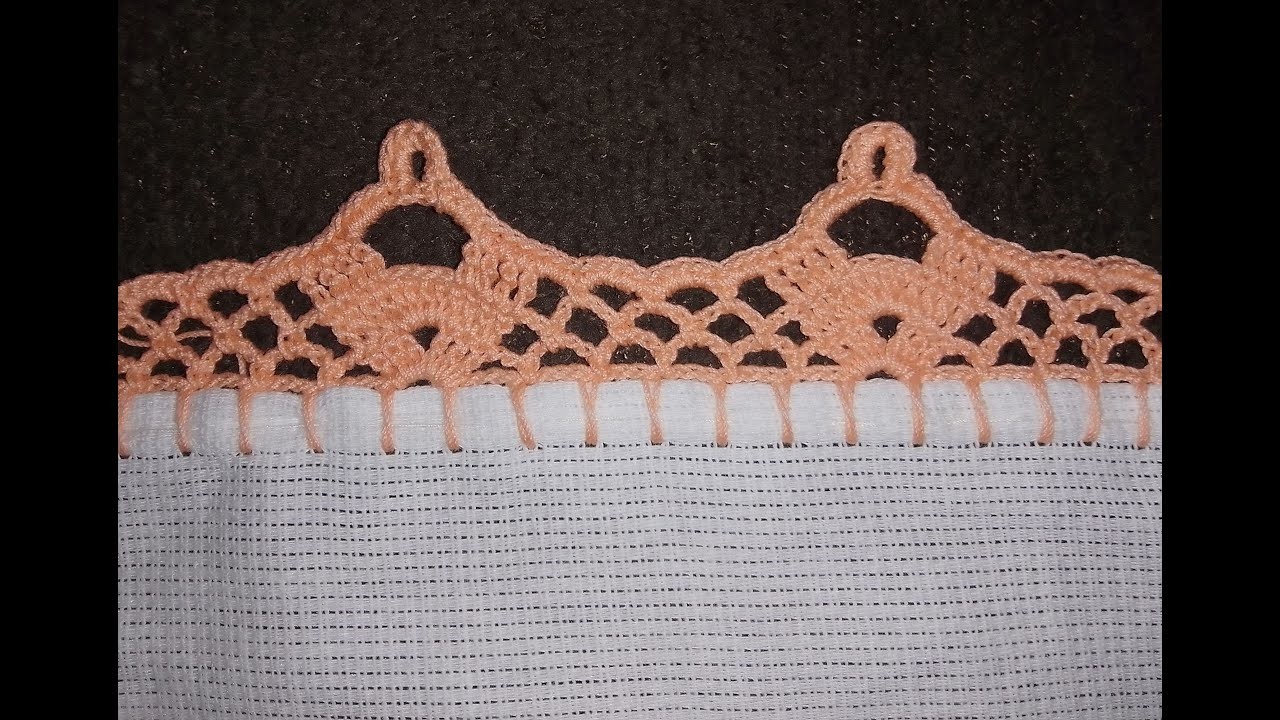 Hermosa orilla para servilletas