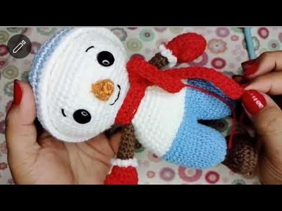 Muñeco de Nieve Amigurumi #navidad2022  #tejiendobonito #crochet