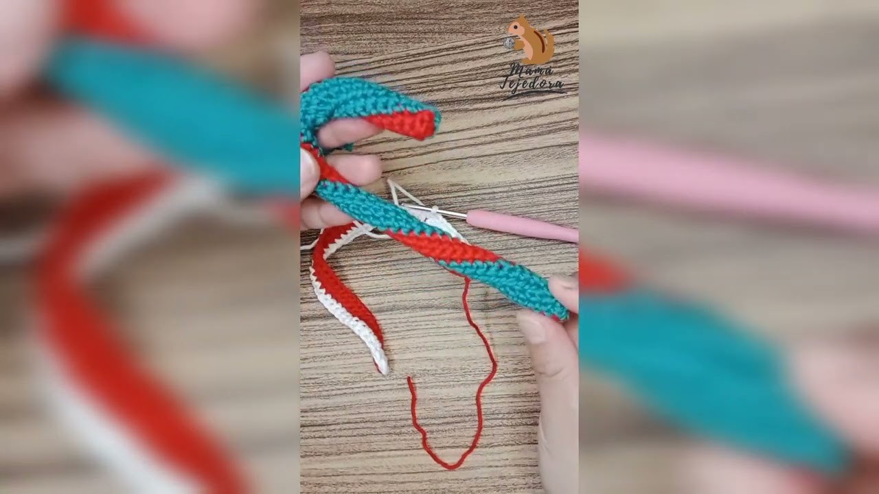 Bastón de caramelo tejido a crochet en simples pasos !!!