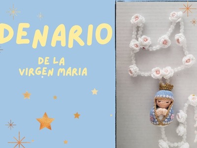 Como hacer denario de la Virgen Maria ???? a crochet.amigurumi. parte 1.2 #amigurumiusa #crochetusa