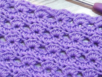 Perfect!???????? Muy hermoso! Very Beautiful Tunisian Crochet. Crochet baby blanket