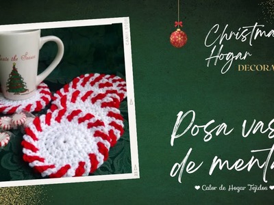 Apoya vaso de Menta - Zoom Navideño
