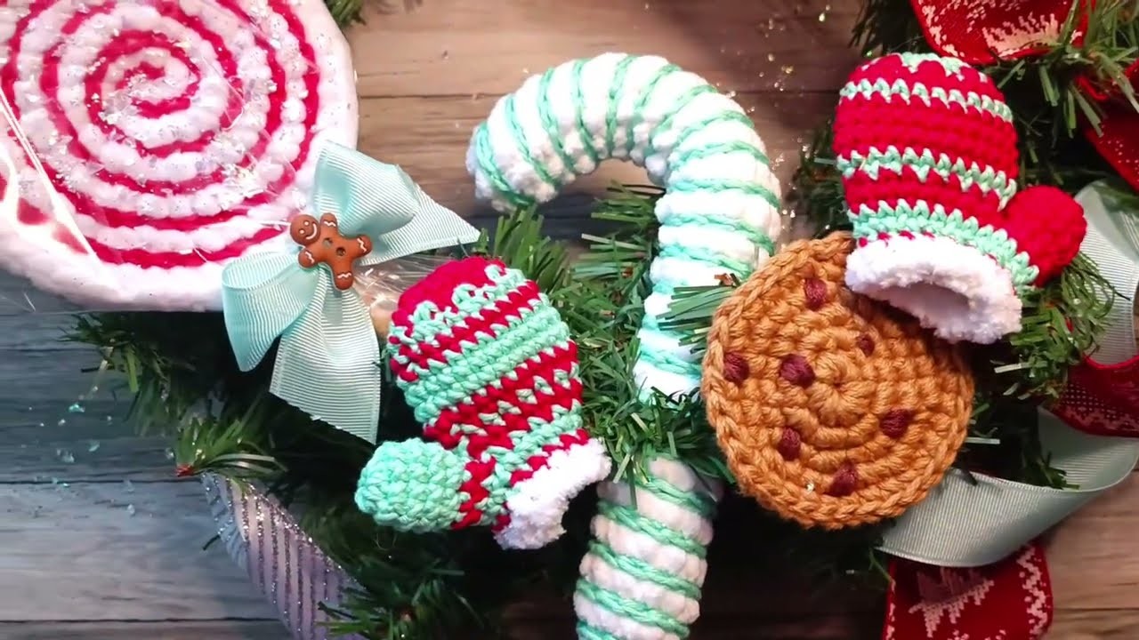 Como montar tu corona navideña | Corona Navideña a Crochet | Navidad a crochet | Tejidos Penny's ens