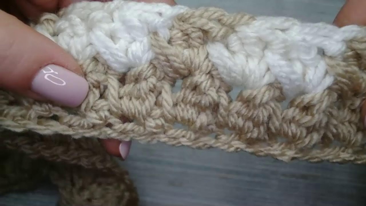HE DESCUBIERTO UN NUEVO PUNTO DE CROCHET Y VAMOS A HACER UN RETO CON EL