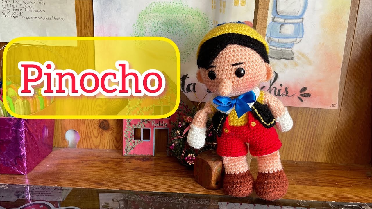 #Pinocho#Disney#Amigurumis#Paso a paso#Tutorial#Subtítulos#crochet#ganchillo