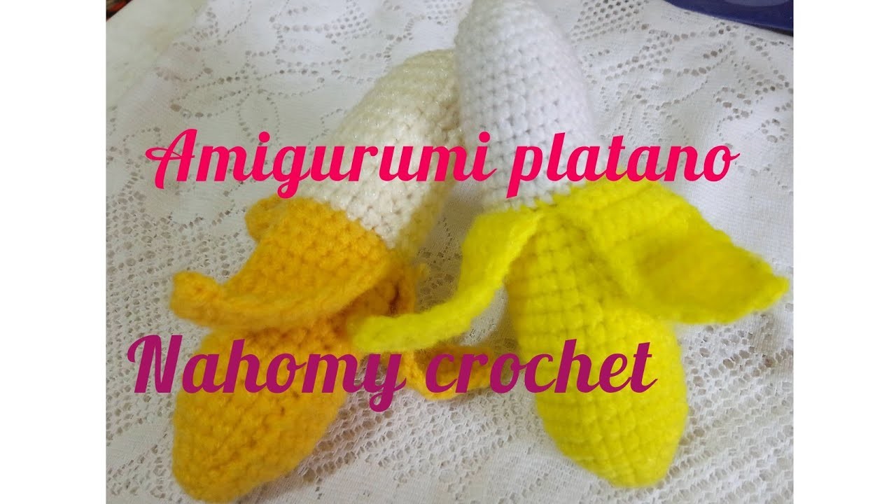 Plátano Amigurumi A Crochet Paso A Paso ????????????