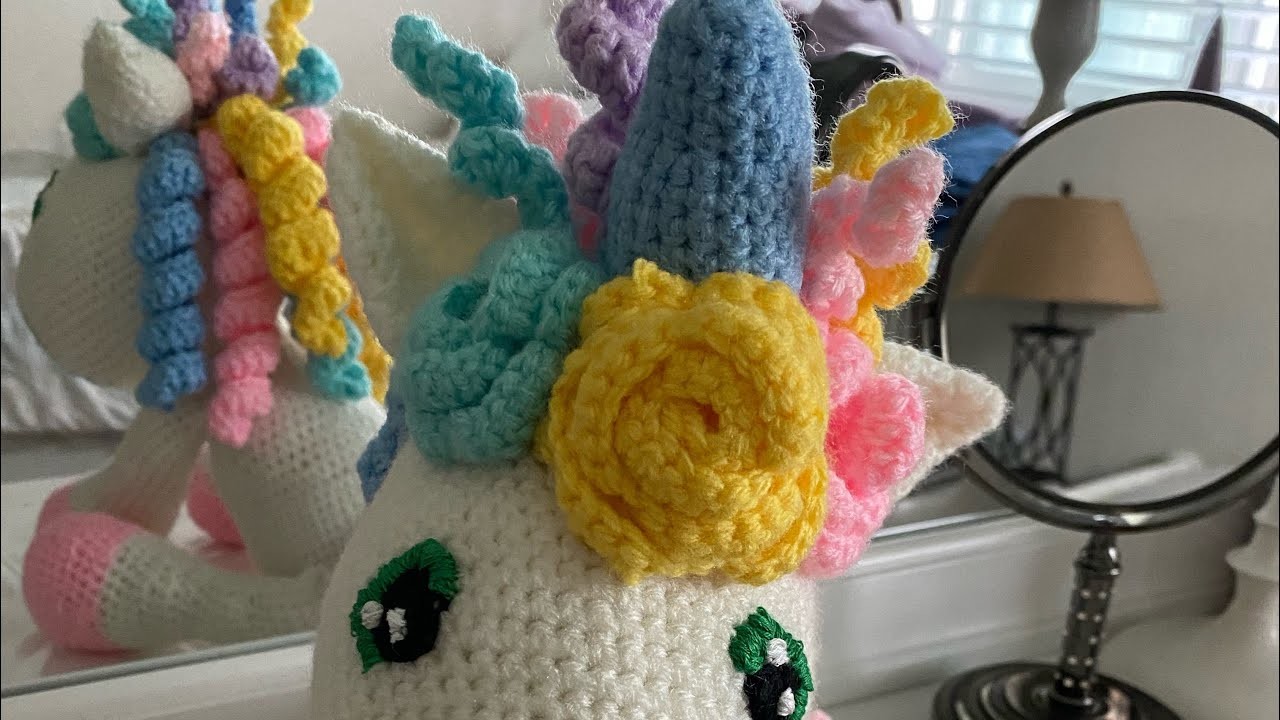 Unicornio ???? amigurumi cabeza 1 parte