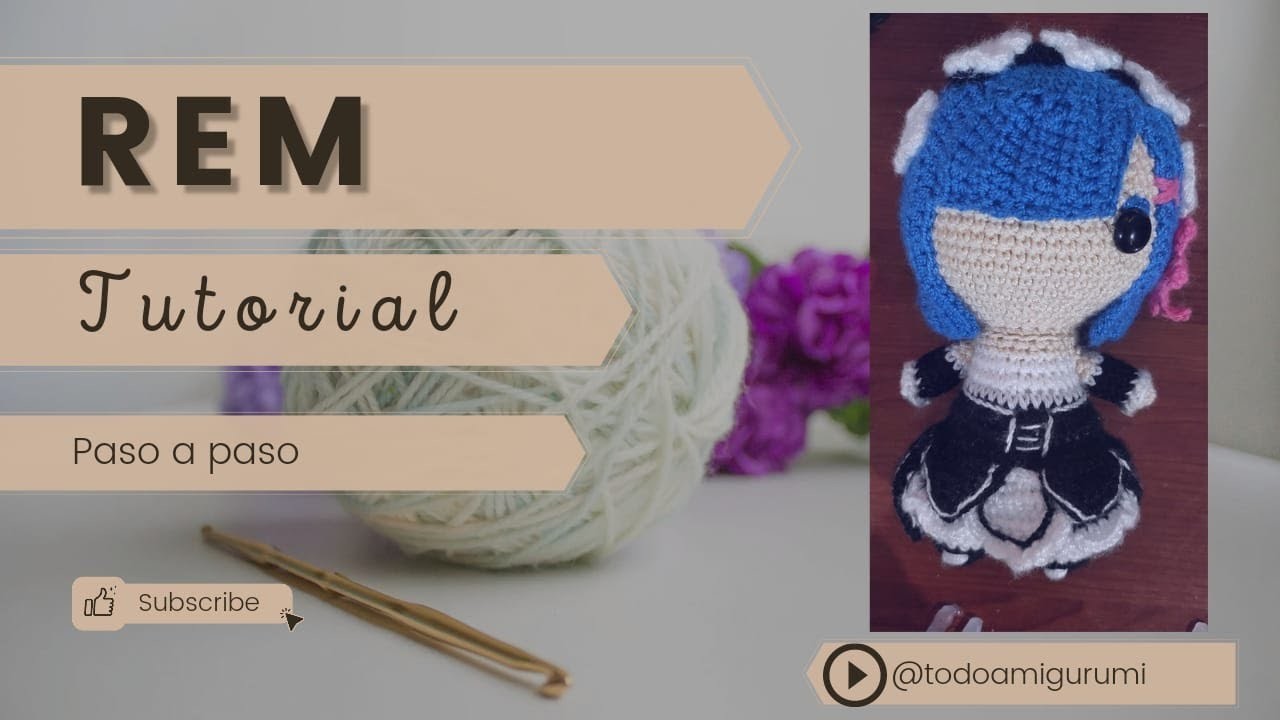 REM TEJIDO A CROCHET ( PARTE 4)