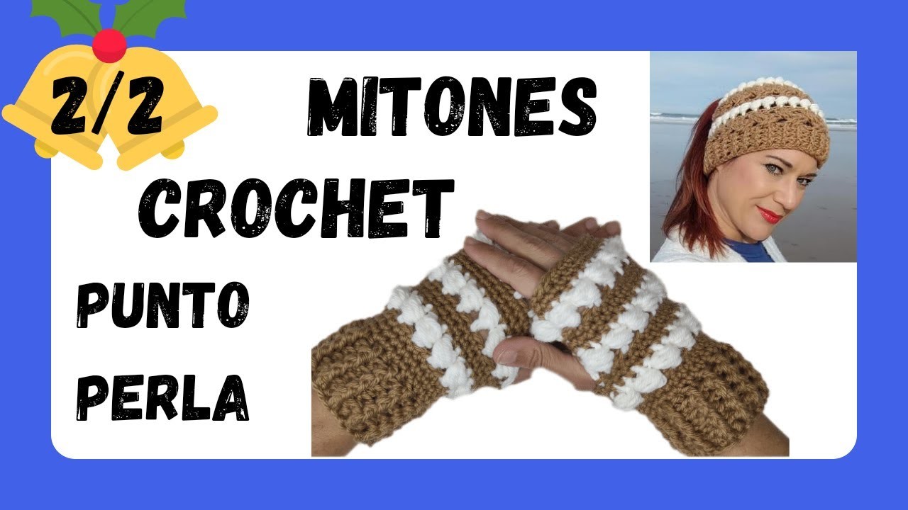 ???? GUANTES  a crochet SIN DEDOS ???? Tutorial cómo hacer mitones a crochet PASO A PASO ???? Segunda Parte