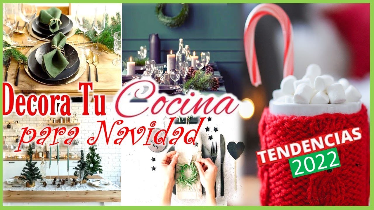 ????????Ideas para decorar tu cocina en Navidad ????????