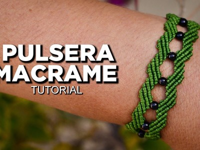 Pulsera de hilo fácil.DIY Macrame ✨Paso a paso.Easy to make bracelet ????