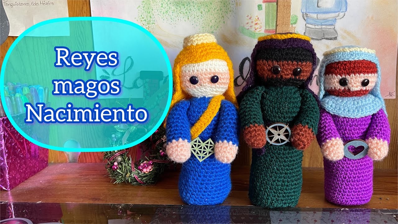 #Reyes magos#Nacimiento#Amigurumis#No es mío el patrón#crochet#ganchillo#Subtítulos