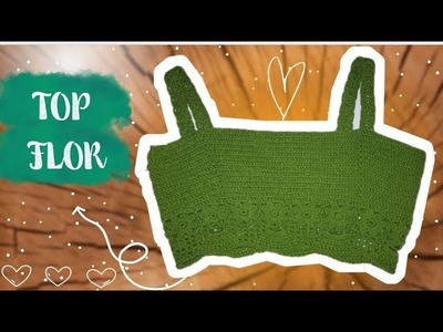 ????TOP A CROCHET CON MENOS DE 1 OVILLO | SÚPER FACIL Y RÁPIDO DE HACER????