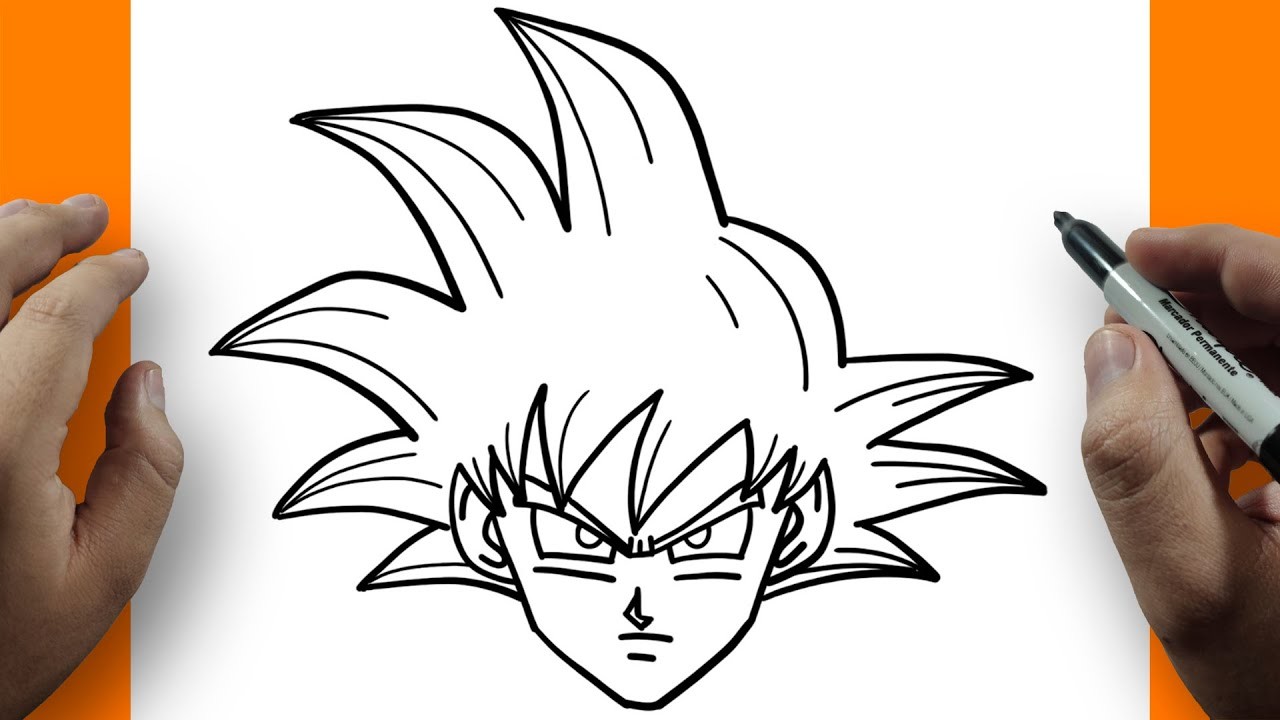 Cómo Dibujar a Goku Paso a Paso FÁCIL - Dragon Ball