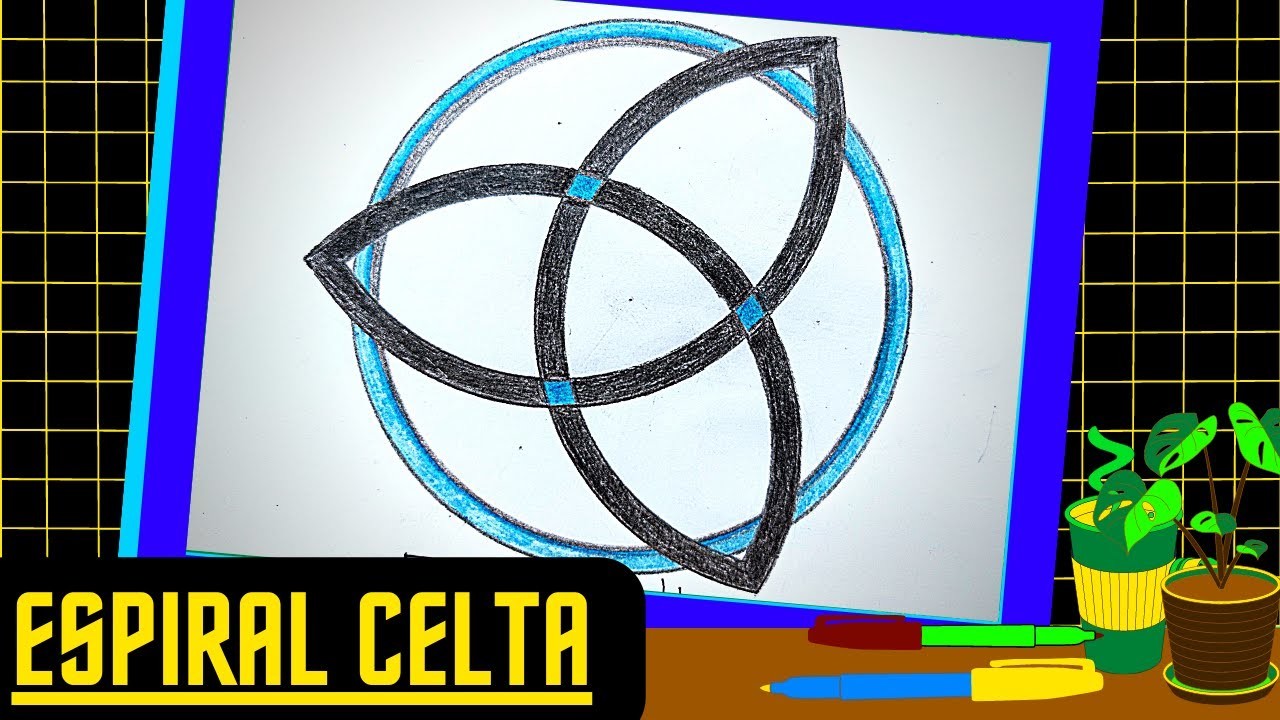 Como Dibujar Espiral Celta Paso A Paso A Lápiz Geometria Sagrada