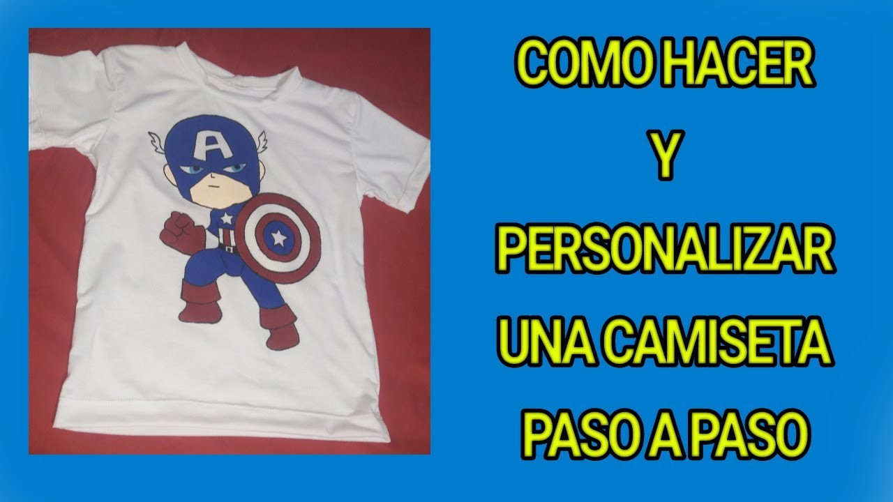 COMO HACER Y PERSONALIZAR UNA CAMISETA PASO A PASO ????????#modainfantil