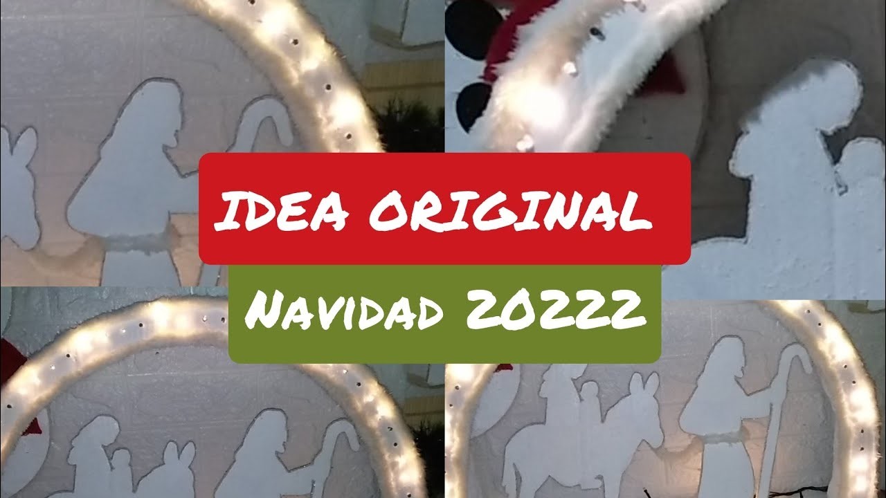 LA IDEA Navideña más HERMOSA del MUNDO. NAVIDAD 2022