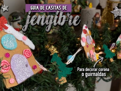 ???????? CASITAS de JENGIBRE para ÁRBOL de NAVIDAD - Decoración NAVIDEÑA con DULCES - Christmas CANDYLAND