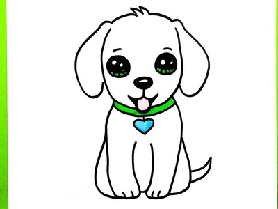 Çocuklar için Çok Kolay Köpek Çizimi, Adım Adım Sevimli Köpek Nasıl Çizilir, Kolay Hayvan Çizimleri