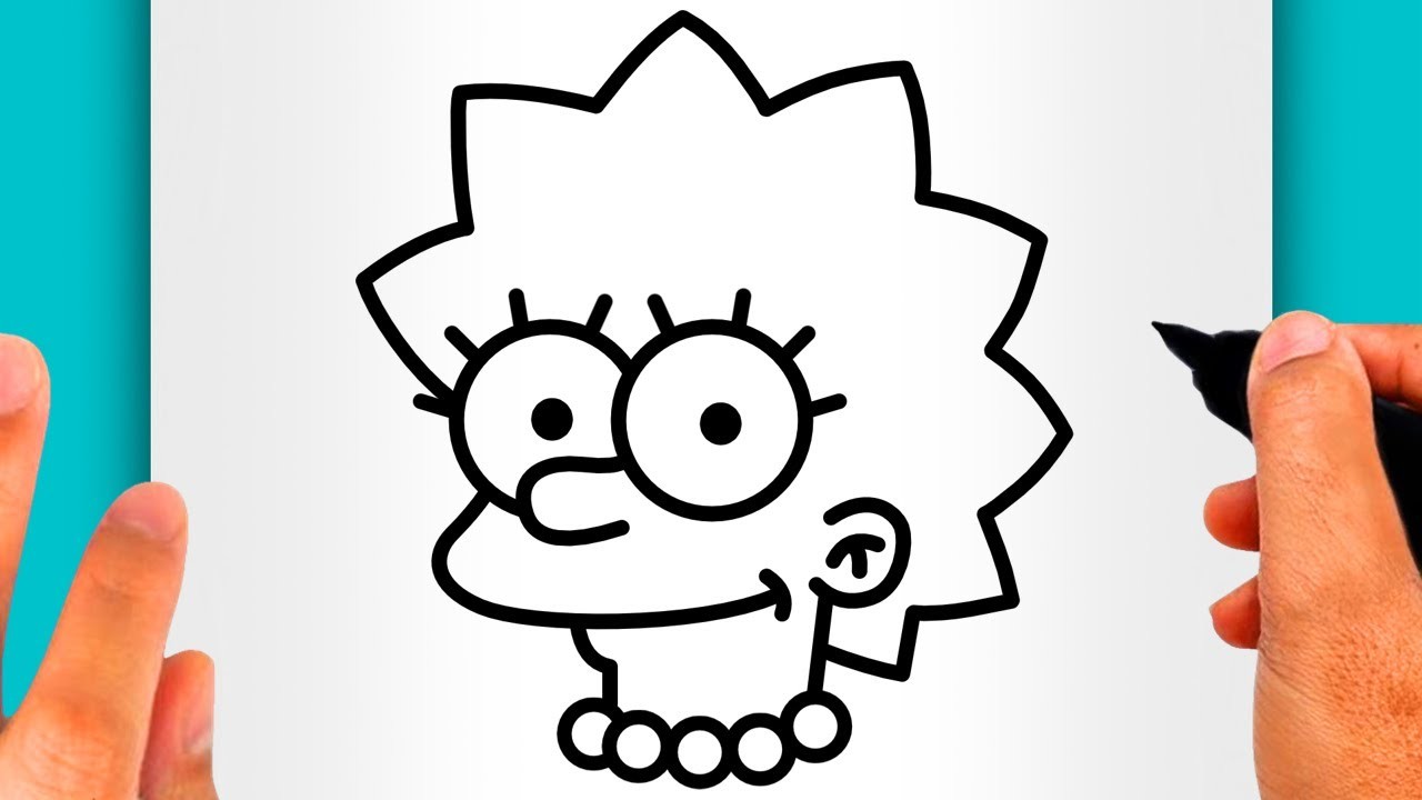 COMO DIBUJAR LISA SIMPSON PASO A PASO (Dibujos Para Dibujar)