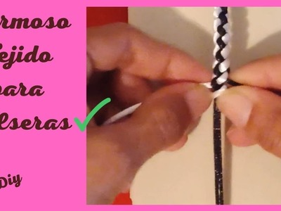 DIY Pulseras de Hilo Faciles de hacer, paso a paso. MACRAME. Bracelet making