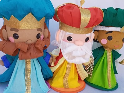 3 Reyes Magos Mini Piñata Nacimiento ( primera parte) Jose Ravelero