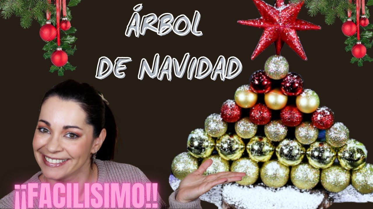 ???? ARBOL DE NAVIDAD FACIL DE HACER BARATO Y ELEGANTE ???? IDEAS DE NAVIDAD