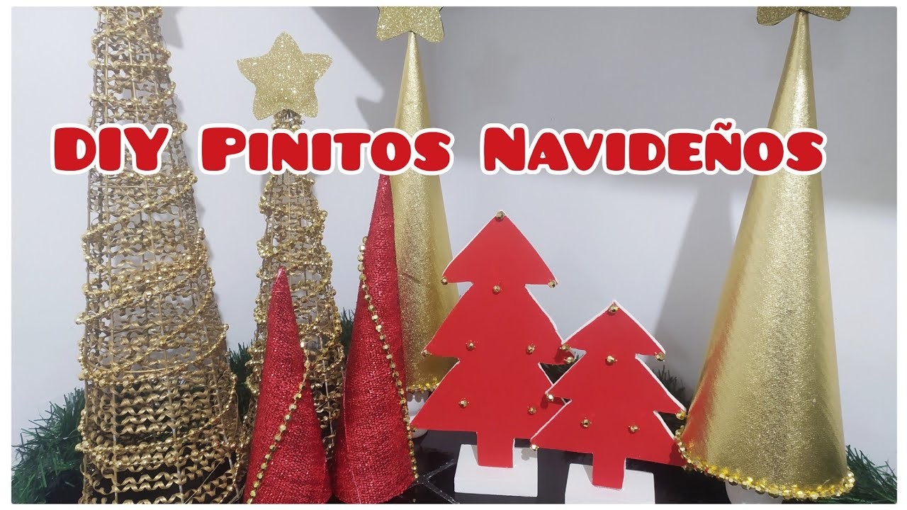 DIY Pinitos Navideños fáciles y económicos