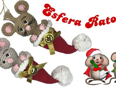 Ratones Navideños Amigurumi (SUBS????????????????) #manualidadesnavideñas #ratones crochet