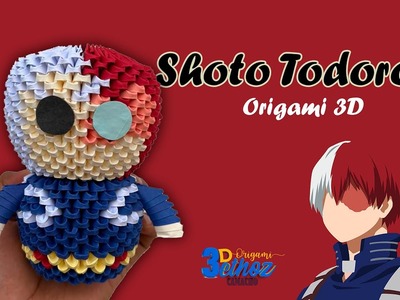 Cómo Hacer a  Shoto Todoroki en Origami 3D - Bethoz Camacho - Tutorial Fácil