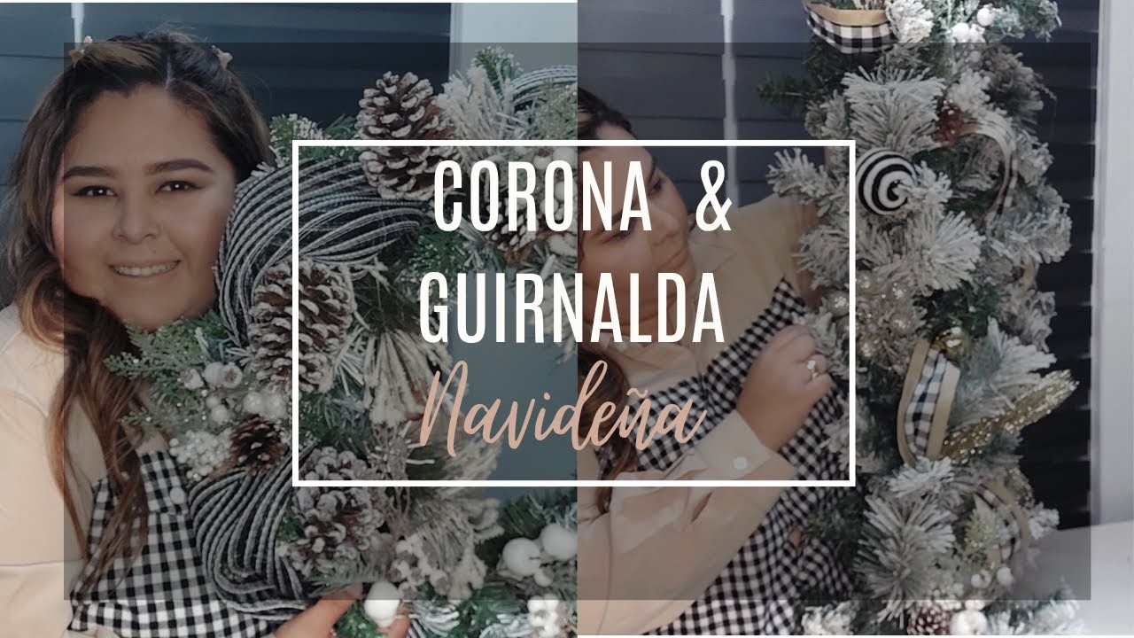 CORONA & GUIRNALDA NAVIDEÑA ✨​ |Tonos B.N & Champagne????|Bere Galván​