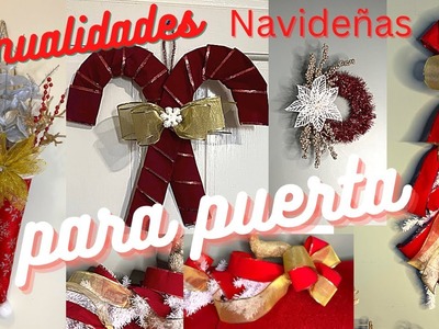 ????DECORACIONES PARA PUERTAS O VENTANAS EN NAVIDAD 2022