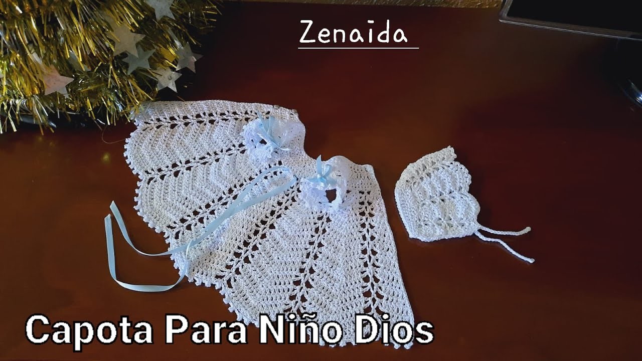 Capota para Niño Dios a Crochet #zenaida ????