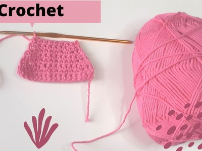 Clase 7: Crochet: Disminuciones al inicio, en el medio y al final de la vuelta-Punto bajo