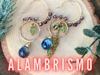 Como hacer PENDIENTES con ALAMBRE