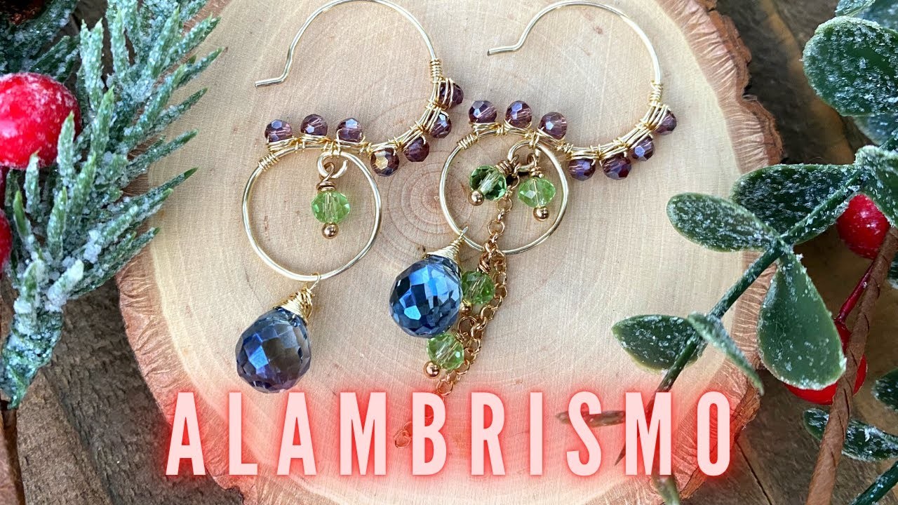 Como hacer PENDIENTES con ALAMBRE