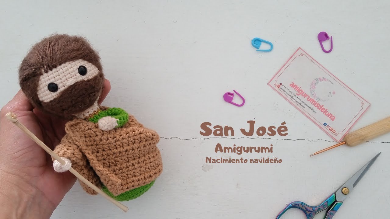 Como tejer a SAN JOSÉ AMIGURUMI a CROCHET paso a paso