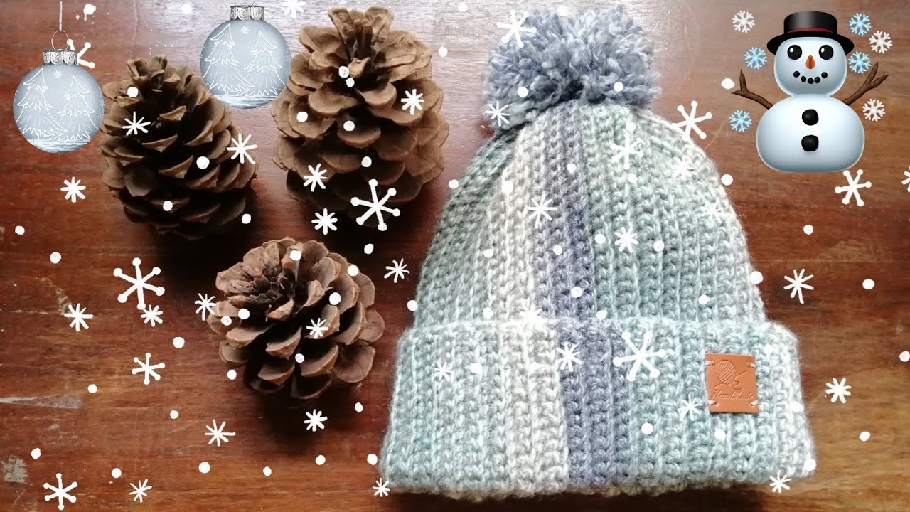 Has tu propio gorro a Crochet.paso a paso.DIY