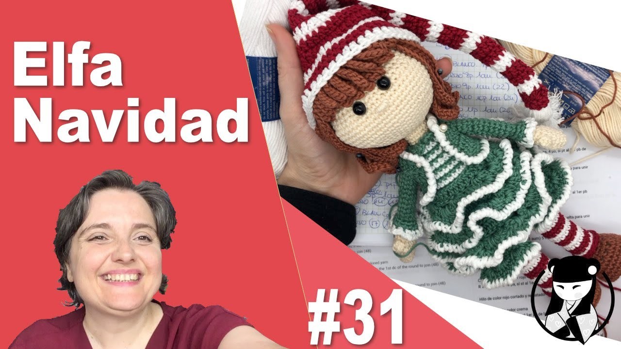 Muñeca de navidad 31 amigurumi