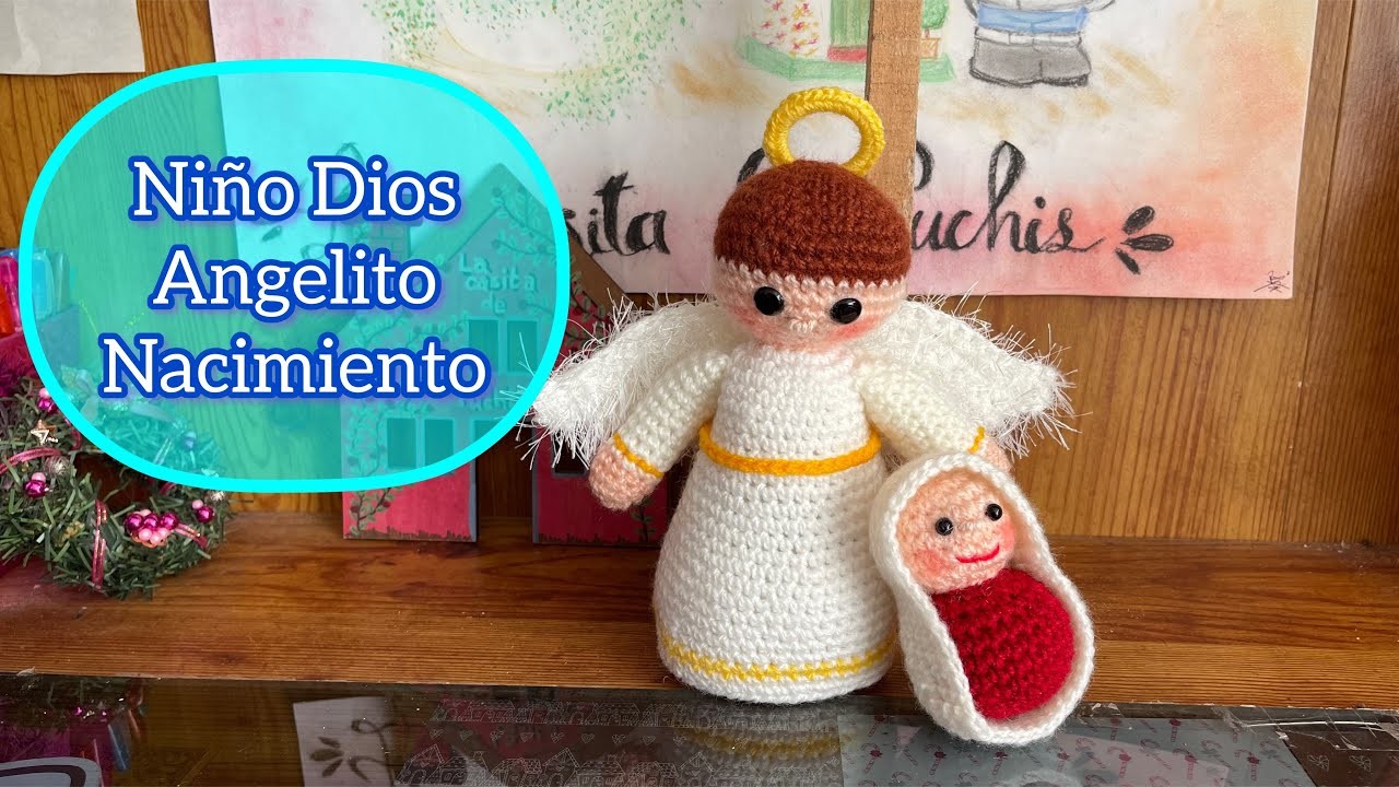 #Niño Dios#Angelito#Nacimiento#Amigurumis#No es mío el patrón#crochet#ganchillo#Subtítulos