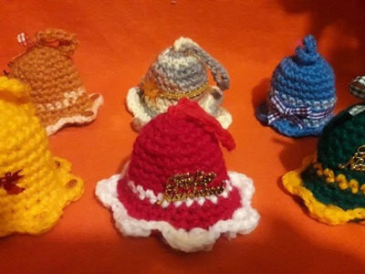 Campanas navideñas llenitas de amor de crochet #navidad2022 #