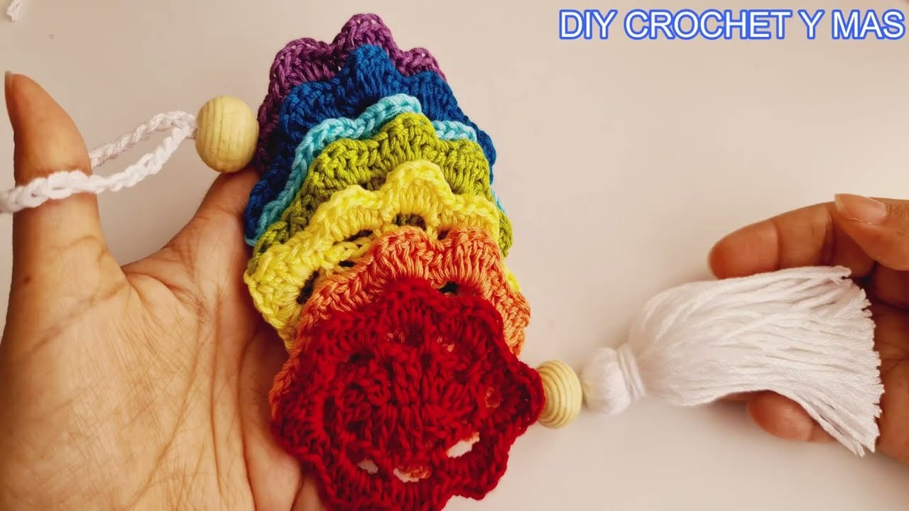Equilibrate con estos "Chakras tejidos a crochet" Tutorial completo