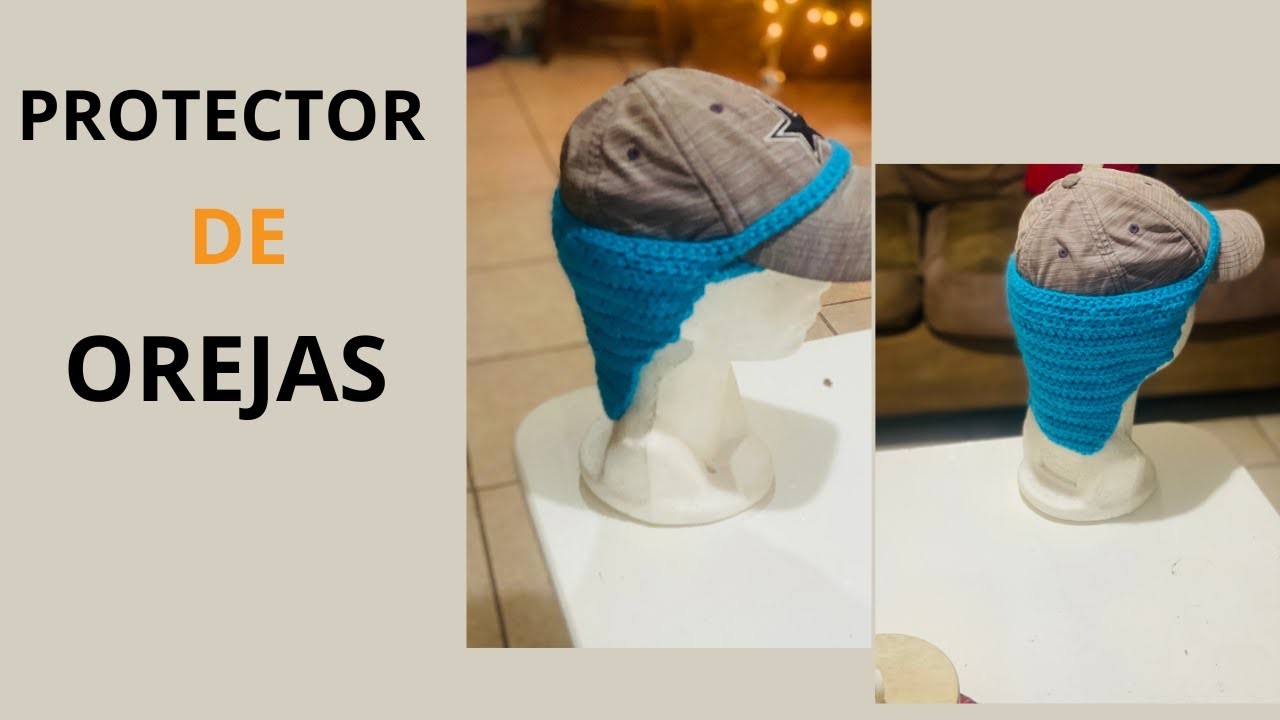 ❤#LA HICE  Para MI  Esposo???????? y Ahora sus Amigos Quieren una.COMO HACER GORRA PROCTERTORA DE OREJAS.