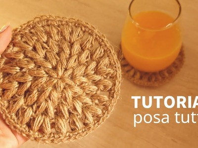 Posavaso Crochet Paso a Paso Para Principiantes  | HolaYuyito
