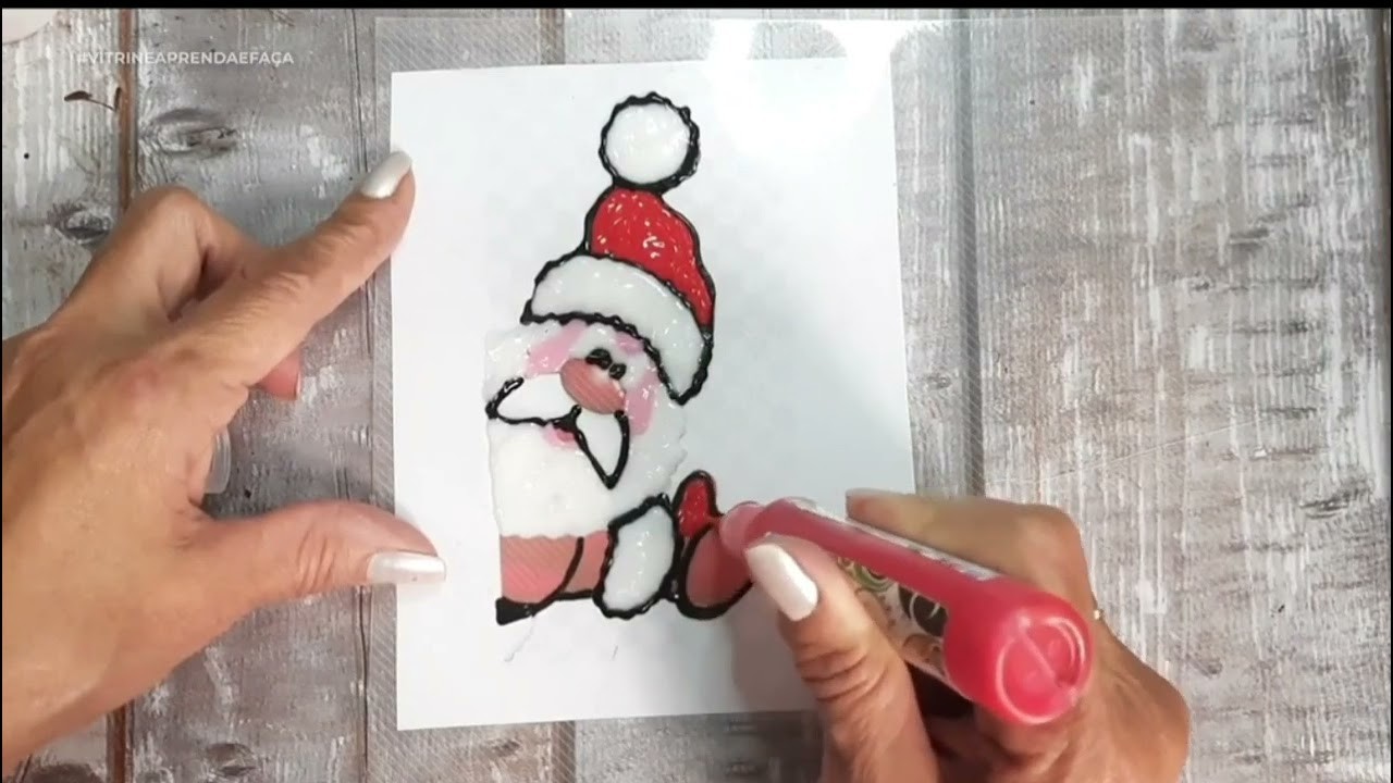 Como Fazer Pote de Vidro com Adesivagem Ideia Linda para o Natal - Participação na TV Pai Eterno.