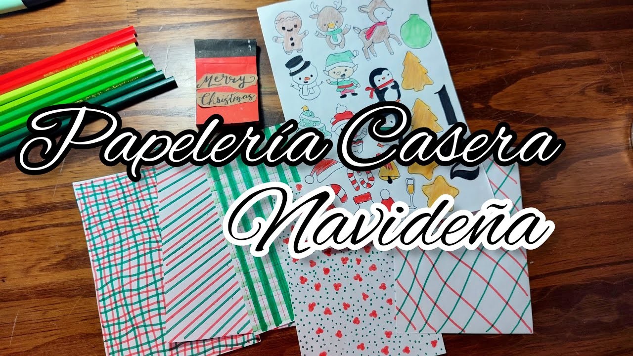 Papelería Casera sin Imprimir : versión navideña. Papelería Casera Navideña ????????