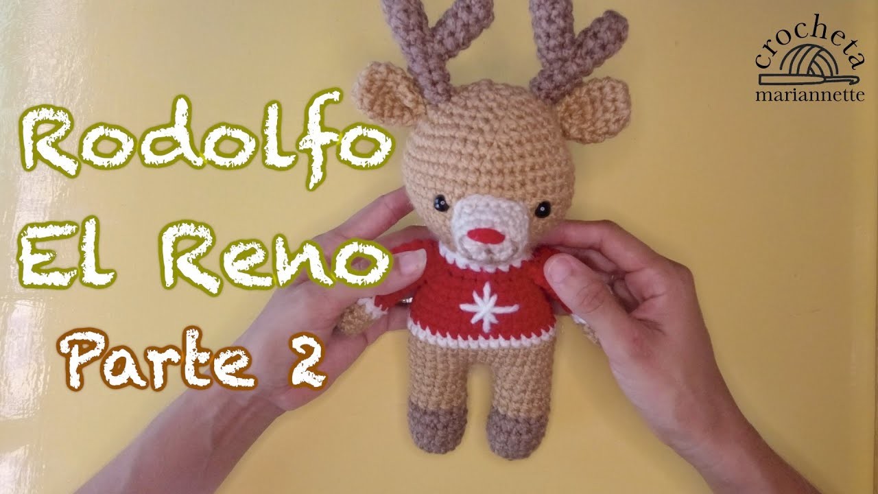 Rodolfo El Reno AMIGURUMI | Paso a paso CROCHET [2.3]