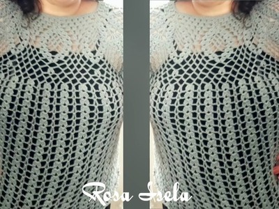 Video completo Blusa color acero #RosaIsela
