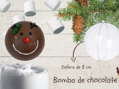 Cómo hacer bombas de chocolate con molde esfera acrílica | hot chocolate bombs